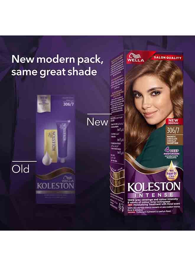 Koleston Intense Hair Color 306/7 Magnetic Chocolate 110ml - image 3