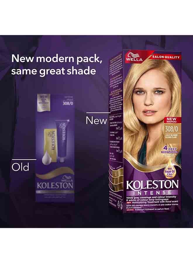 Koleston Intense Hair Color 308/0 Light Blonde - image 3