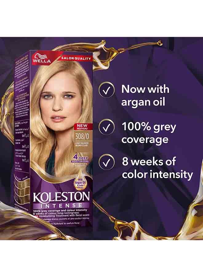 Koleston Intense Hair Color 308/0 Light Blonde - image 6