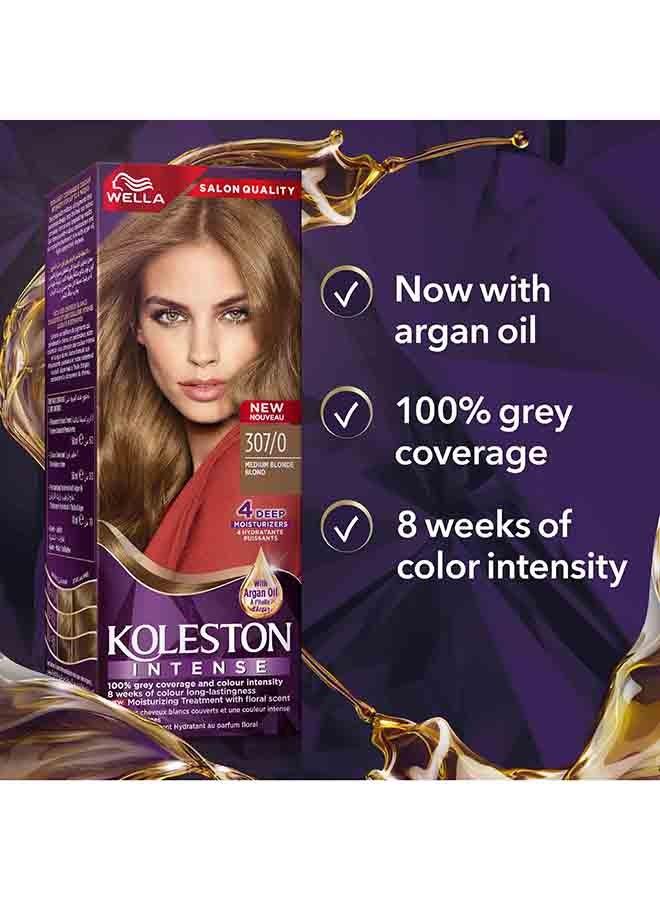 Koleston Intense Hair Color 307/0 Medium Blonde - image 6