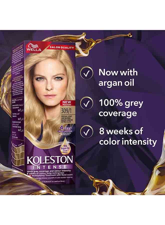 Koleston Intense Hair Color 309/1 Special Light Ash Blonde - image 6