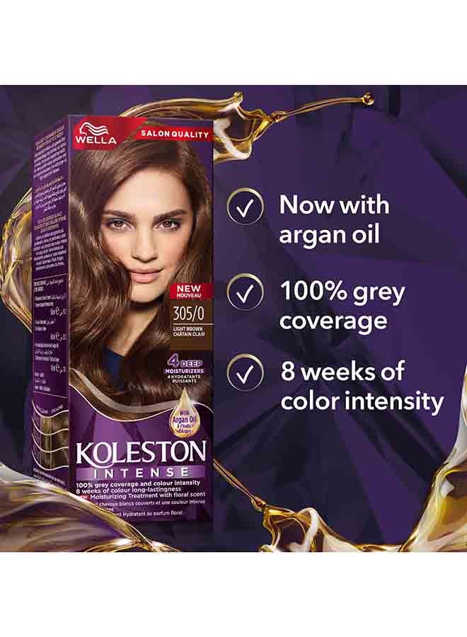 Koleston Intense Hair Color 305/0 Light Brown - image 6