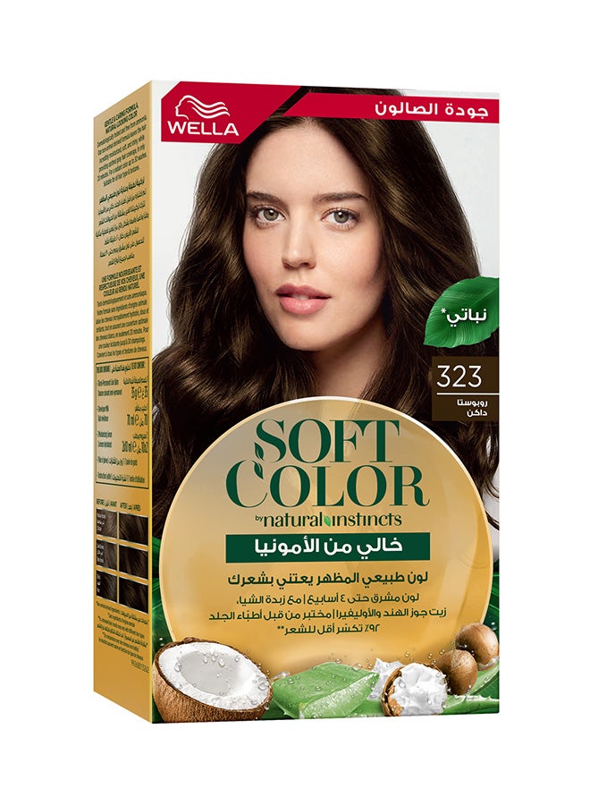 Soft Color Natural Instincts Hair Color 3/23 Dark Robusta - image 3