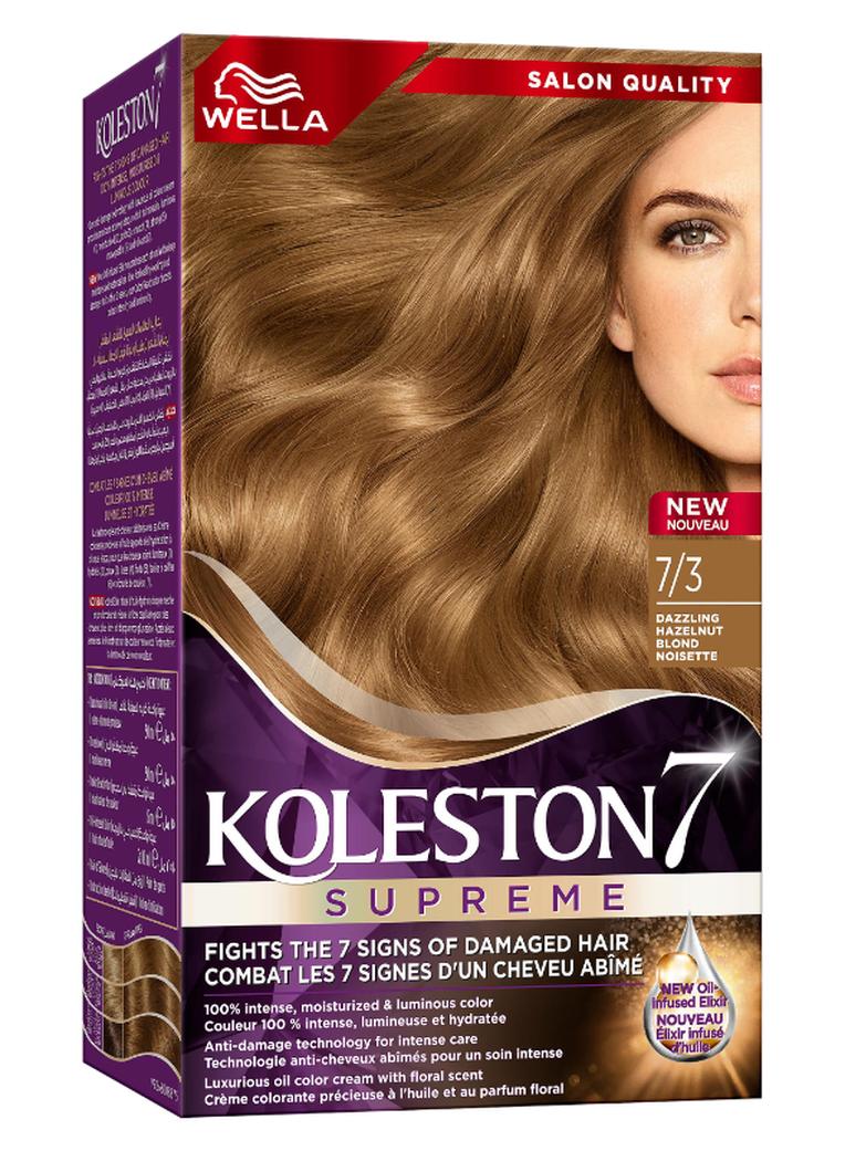 Koleston Supreme Hair Color 7/3 Dazzling Hazelnut