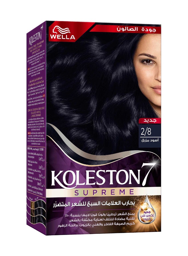 Koleston Supreme Hair Color 2/8 Blue Black - image 2