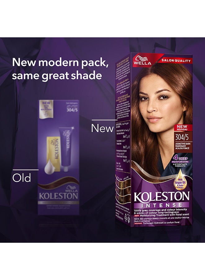 Koleston Intense Hair Color 304/5 Addictive Dark Mahogany - image 3