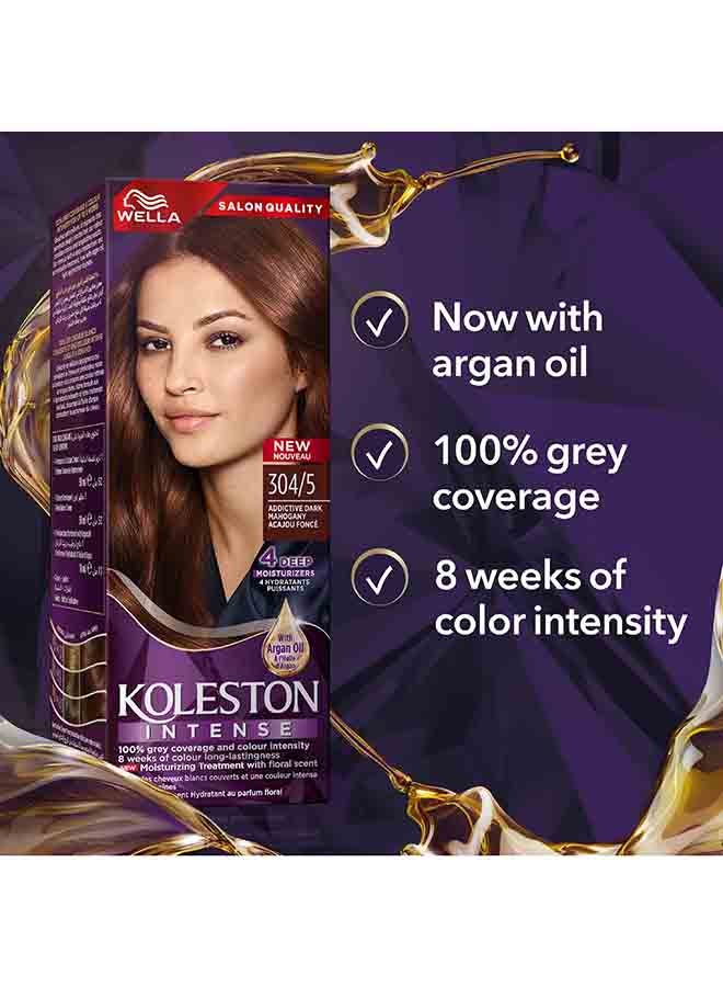 Koleston Intense Hair Color 304/5 Addictive Dark Mahogany - image 6