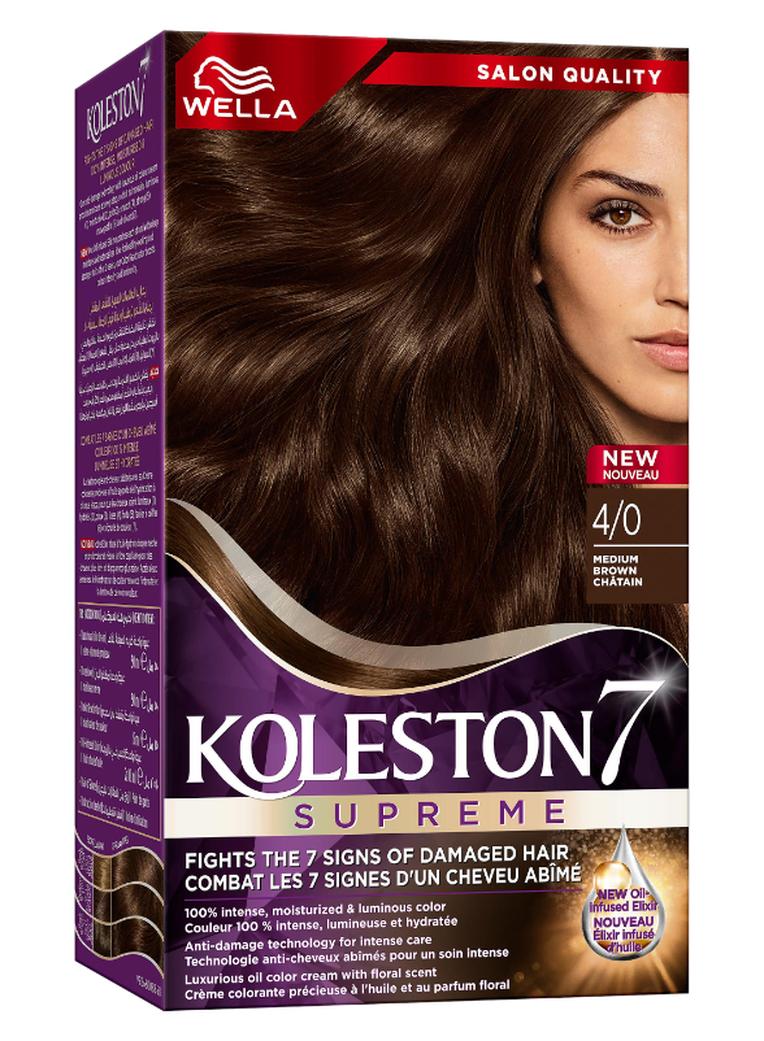 Koleston Supreme Hair Color 4/0 Medium Brown