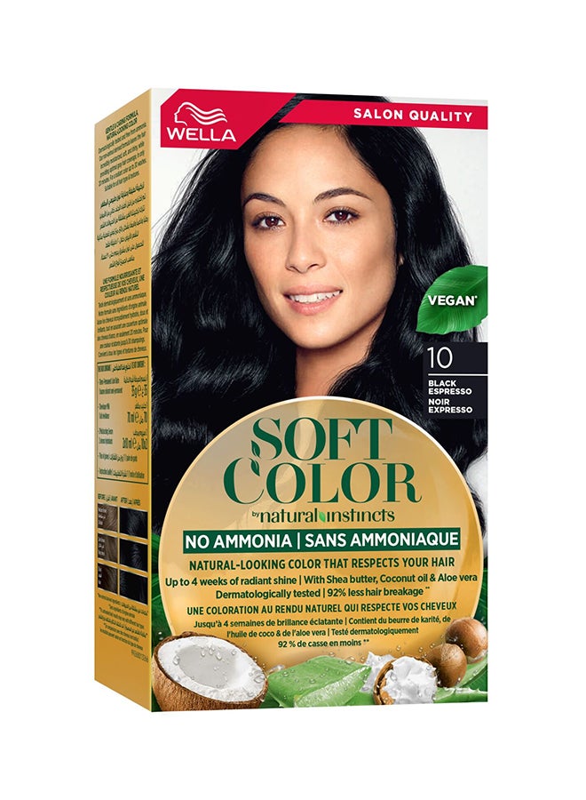 Soft Color Natural Instincts Hair Color 1/0 Black Espresso - image 2