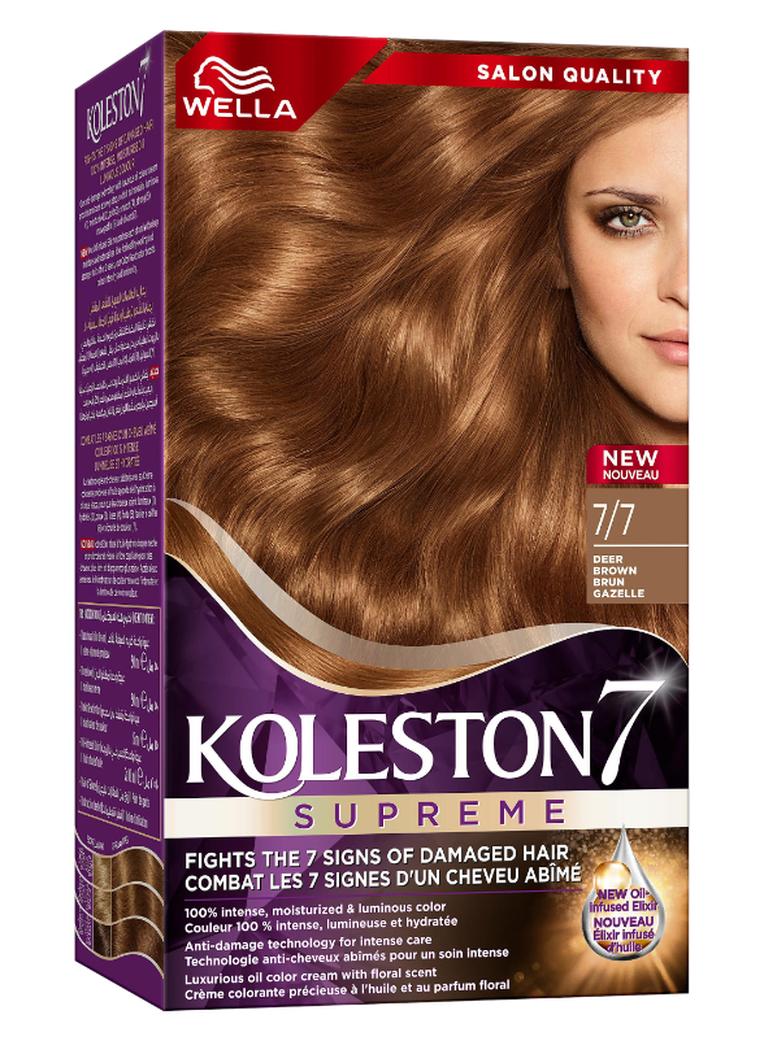Koleston Supreme Hair Color 7/7 Deer Brown