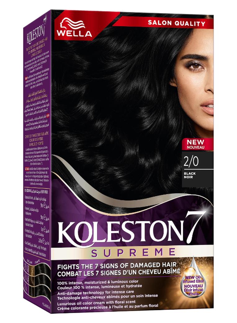 Koleston Supreme Hair Colo 2/0 Black Noir