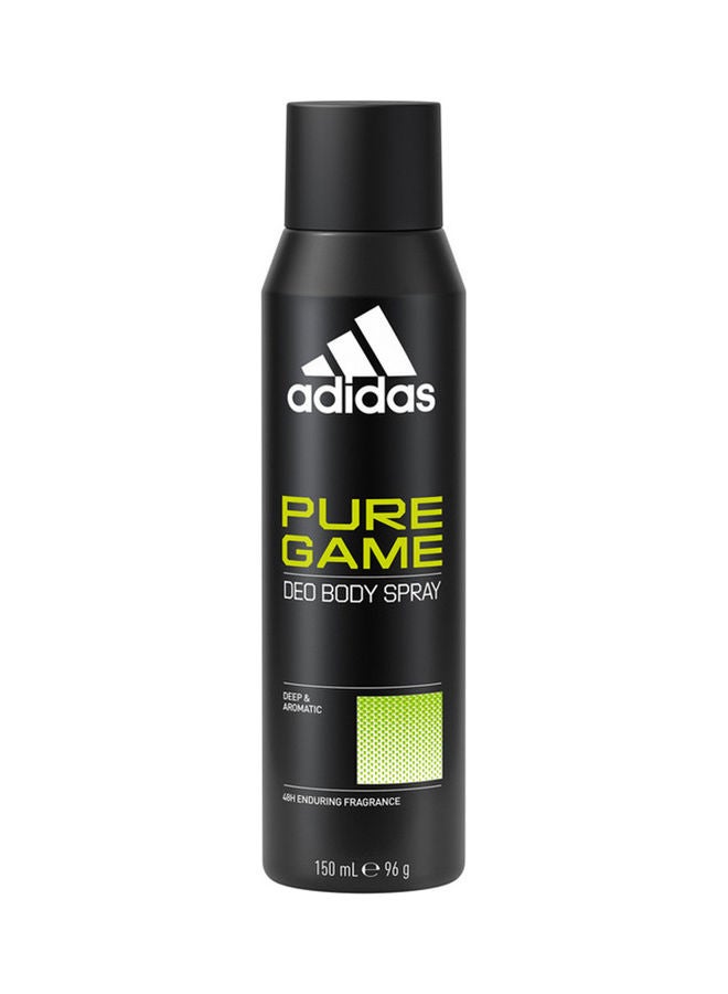 Pure Game Deodorant Body Spray 150ml