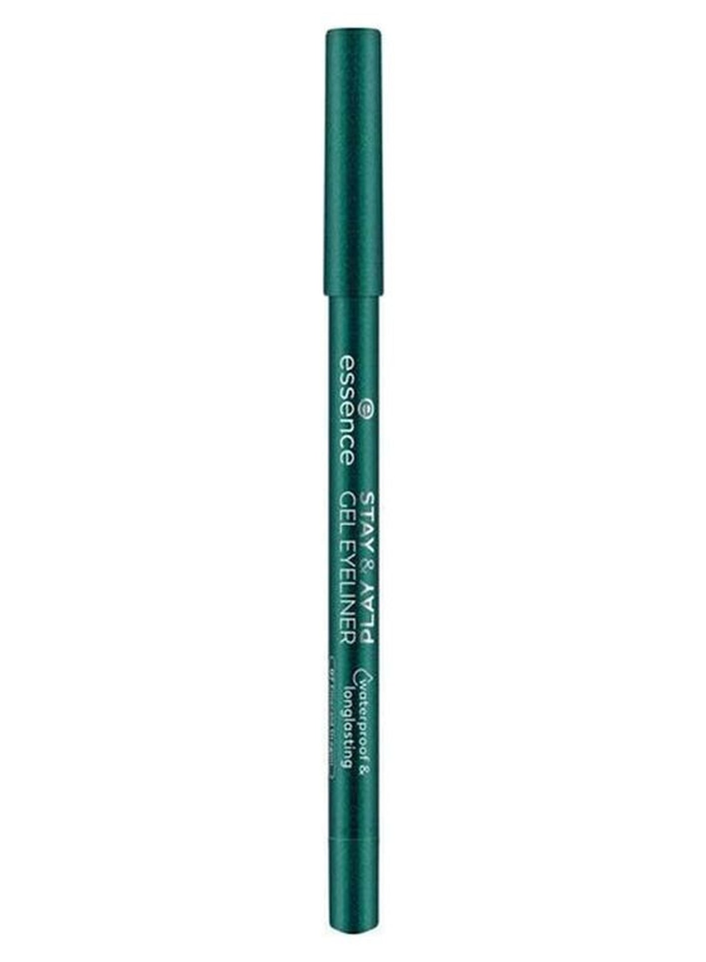 Stay & Play Gel Eyeliner 07 Emerald Dragon | Intense Color Payoff | Smudge-Proof Waterproof Eye Pencil | Long-Lasting Gel-Like Texture | Vegan & Cruelty-Free | 1.3g Emerald Dragon