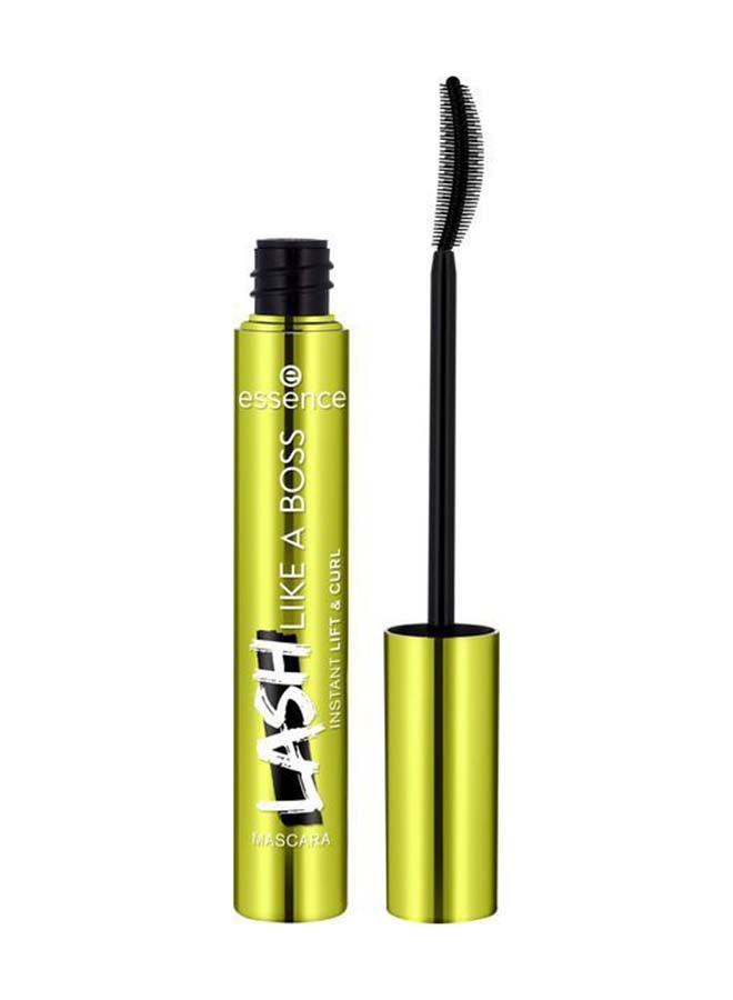 Lash Like A Boss Instant Lift & Curl Mascara | Longlasting Volumizing Formula | Mega Brush for Curl & Definition | Smudgeproof Eye Makeup | Vegan & Cruelty Free Black Mascara | 9.5ml Curl