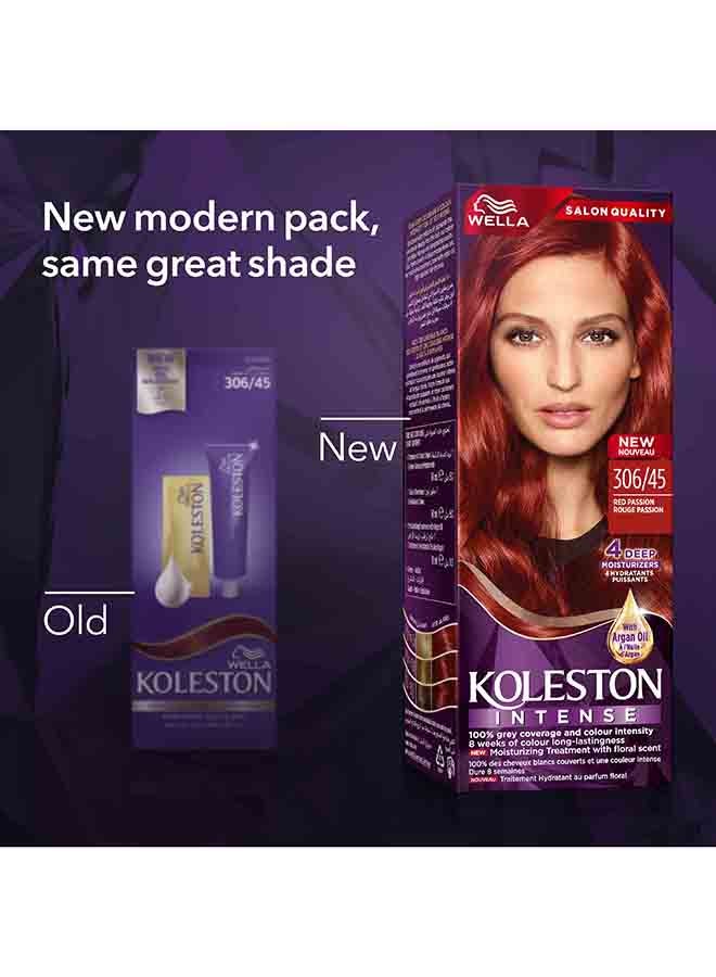 Koleston Intense Hair Color 306/45 Red Passion - image 3