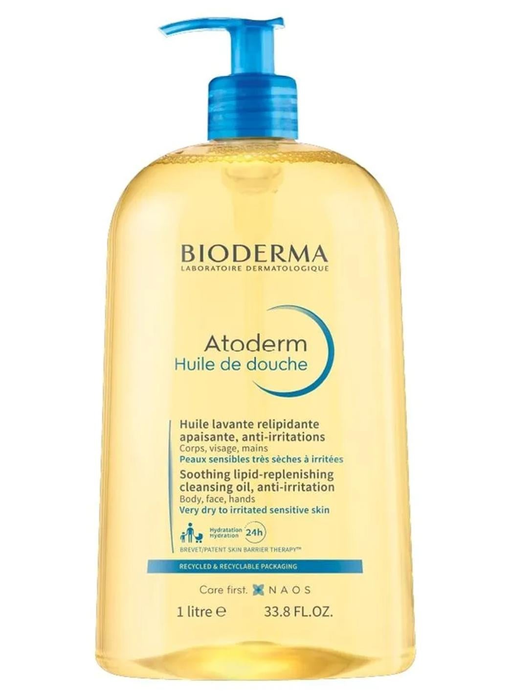 Atoderm Huile De Douche Replenishing And Cleansing Oil 1Liters