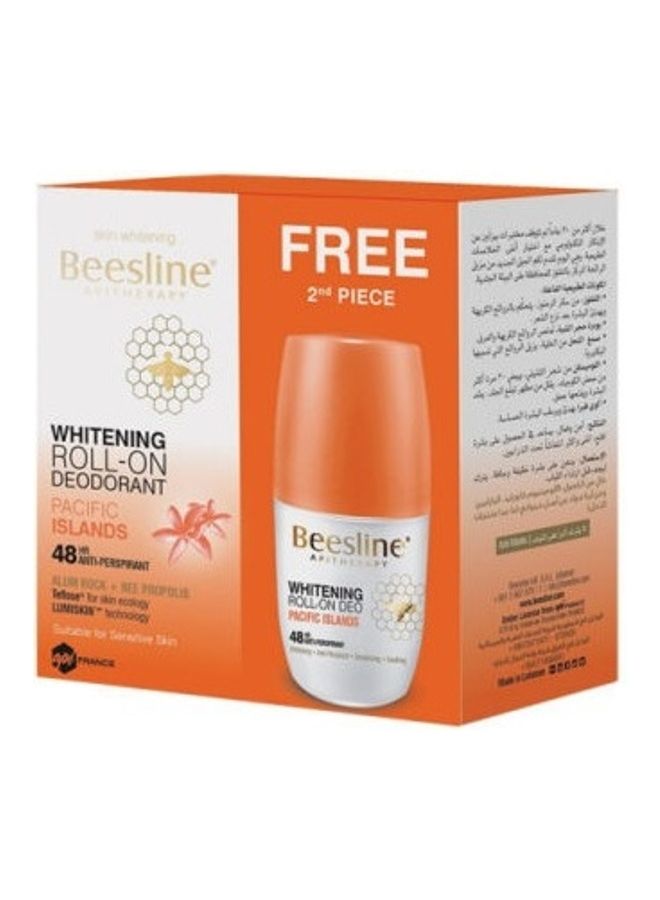 Beesline Deodorant Roll On Whitening 2 For 1 50ml
