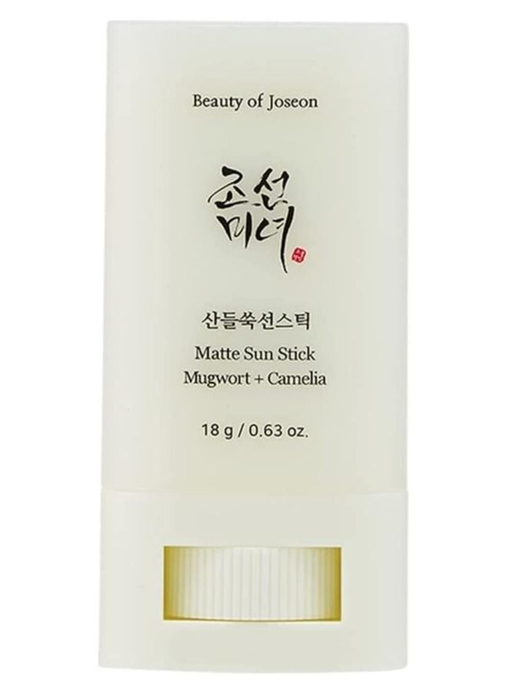 Matte Sun Stick : Mugwort+Camelia for face Sunscreen moisturizing with SPF 50 PA++++ Korean sunscreen skincare 18g 18grams
