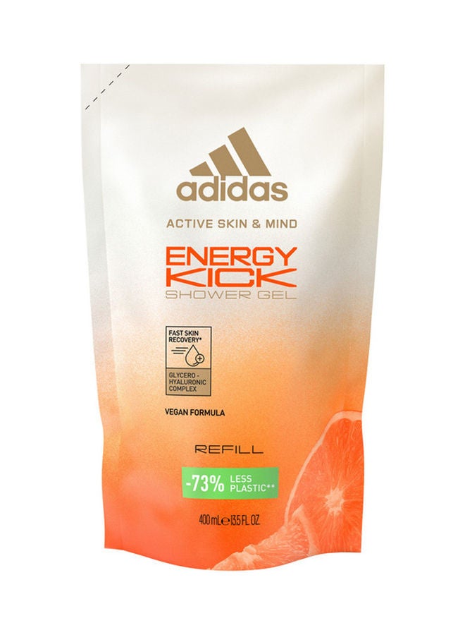 Active Skin And Mind Energy Kick Shower Gel Refill White 400ml