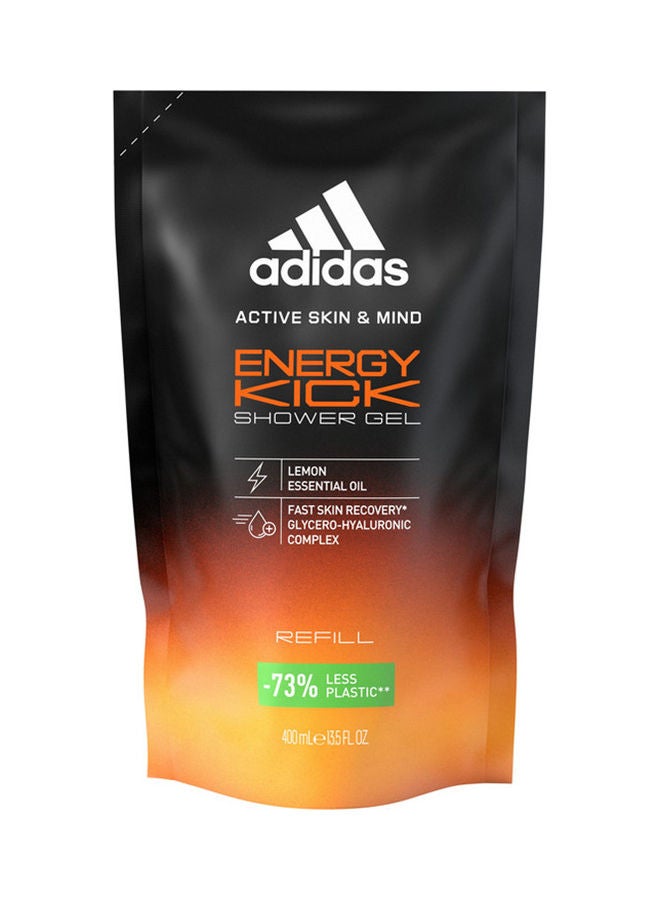 Active Skin And Mind Energy Kick Shower Gel Refill Black 400ml