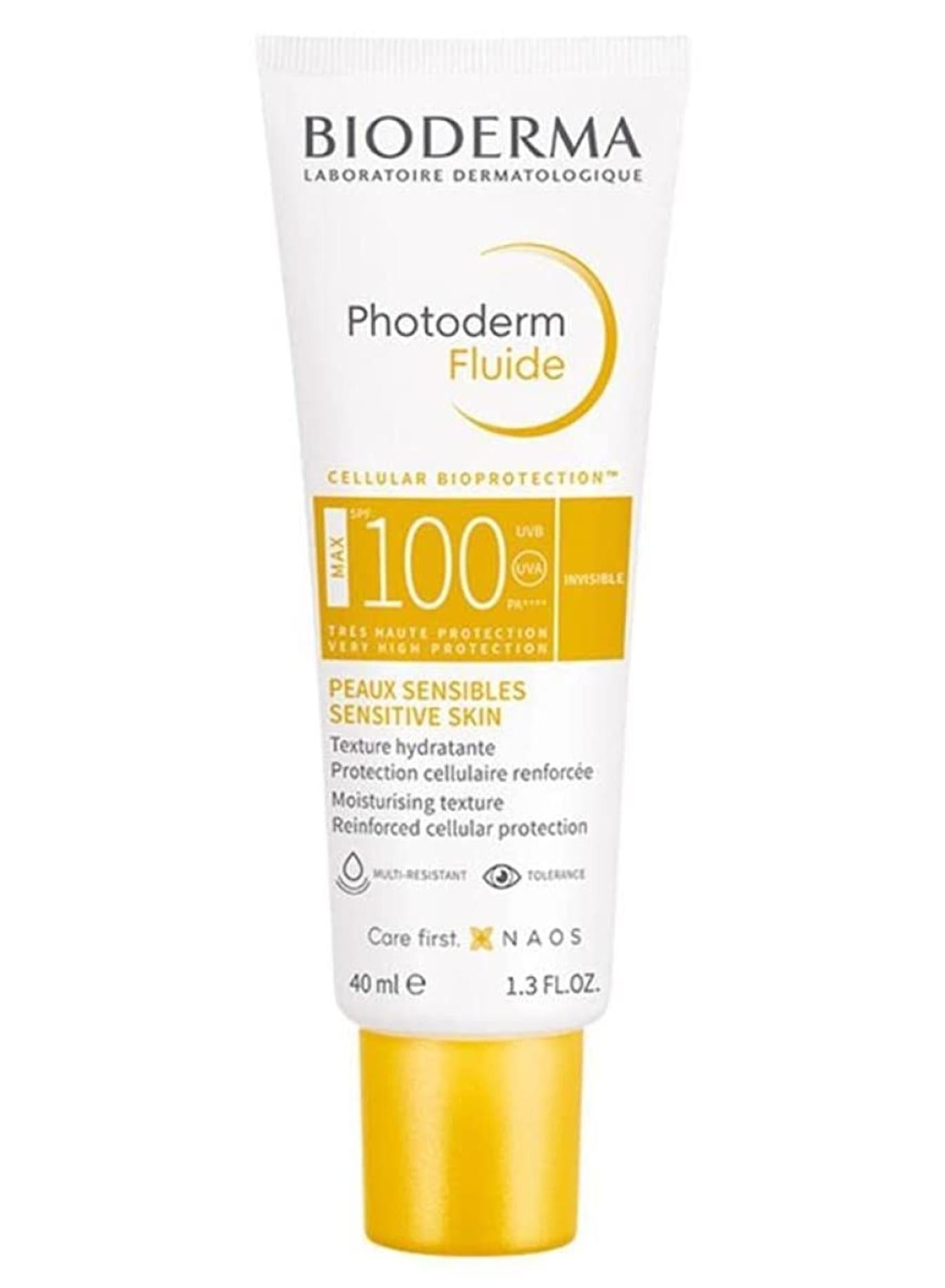 Photoderm Fluide Max Spf100 Invisible Maximum Sensory Protection For Sensitive Skin 40ml