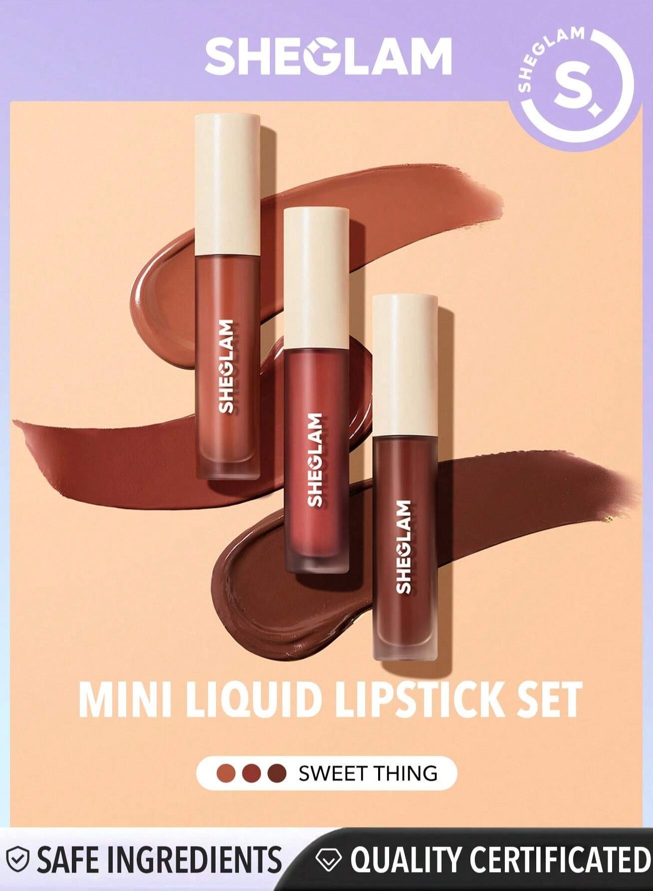 Matte Allure Mini Liquid Lipstick Set Sweet Thing