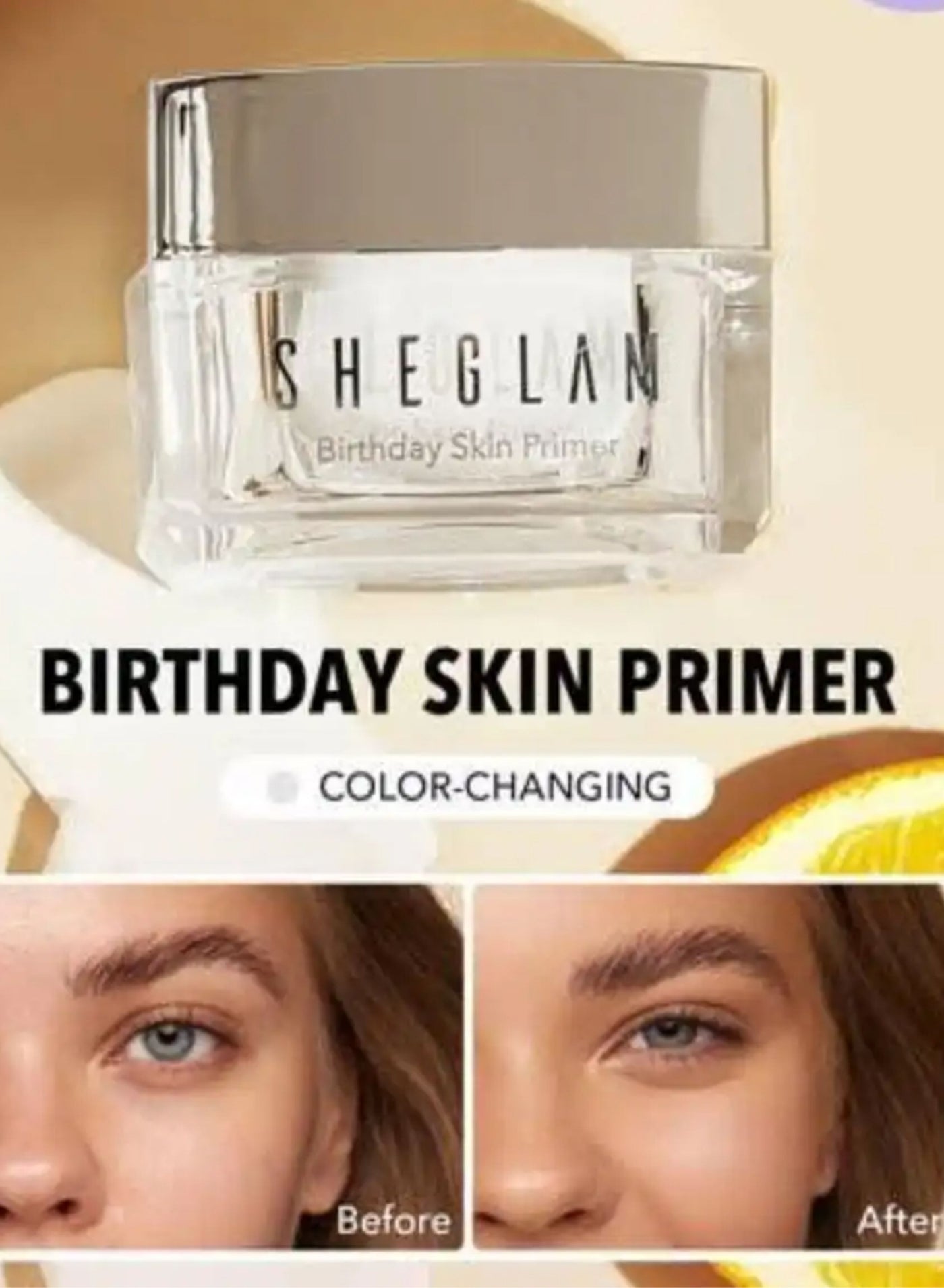 Birthday Skin Primer Smoothing  30Gm Rose