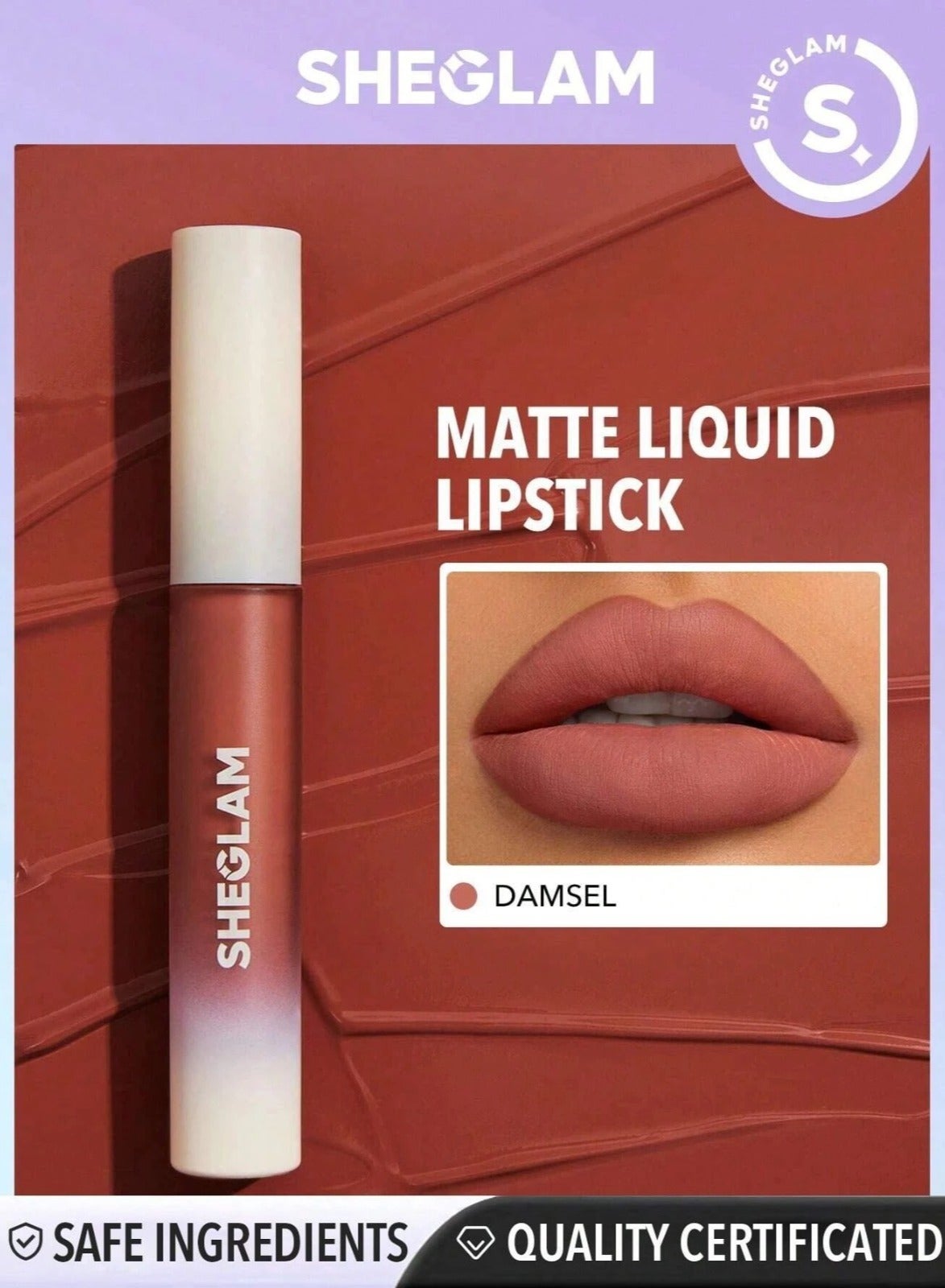 Matte Allure Liquid Lipstick 3.1ml Damsel