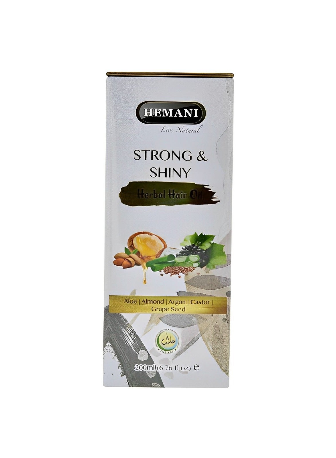 Strong And Shiny Herbal Hair Oil Clear 200ml