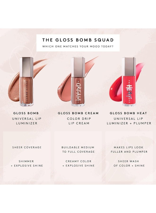 Gloss Bomb Heat Hot Chocolit 9 ml Sheer Rich Brown - image 2