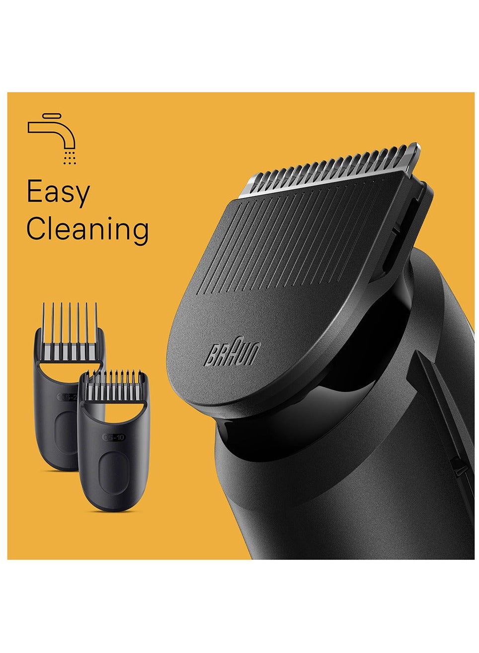BT 3440 – Beard Trimmer 3 With Precision Wheel, 4 Styling tools, 80 mins runtime Black - image 4