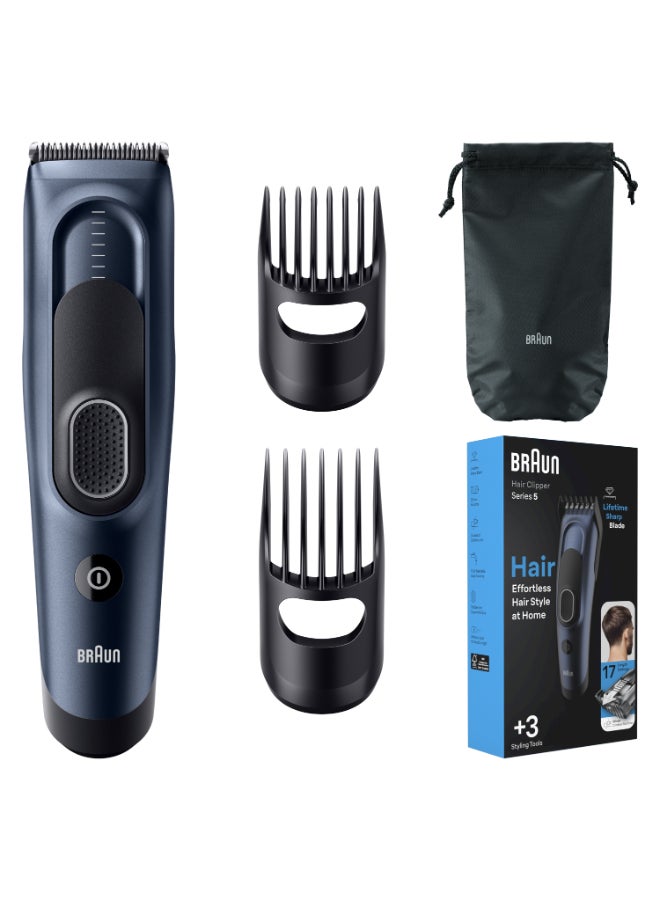 Hair Clipper Series 5 With 17 Lenght Settings HC5350 - Black
