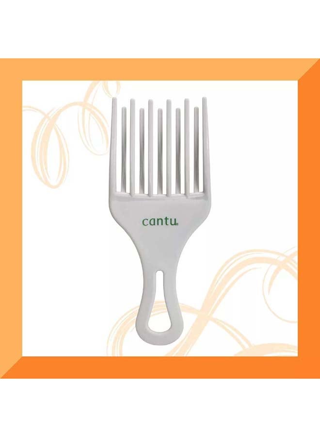 Cantu Sturdy Double Lift Pick 1 Count - Professional Grade Plastic Formula Adds Volume & Lift to Curls, Gentle on All Hair Types Grey - image 4
