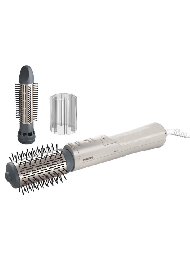 Hairstyler With Rotating Brush 1000W 3 Heat Settings Multicolour