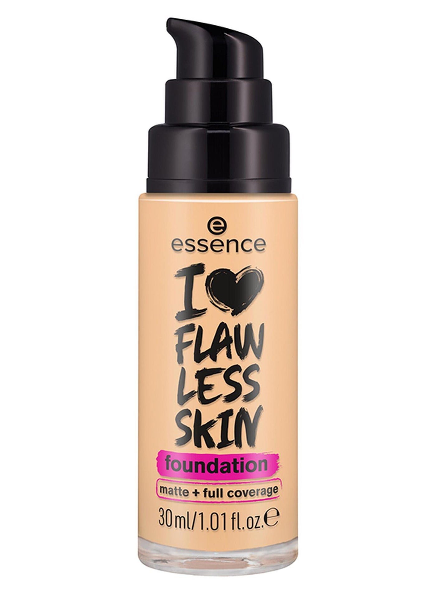 I Love Flawless Skin Foundation | No. 50 Medium Ivory | Long Lasting Matte Finish | High Coverage | Vegan Oil Free | SPF 20 with UVA UVB Filter | Perfume Free | Lightweight Formula | 30ml Medium Ivory 50