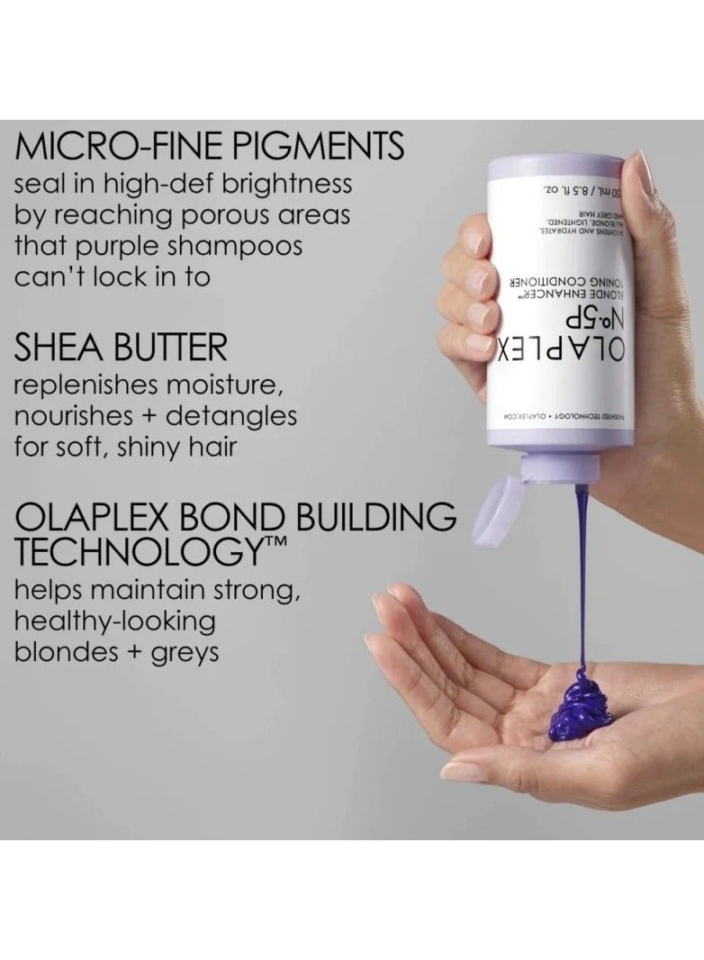 No. 5P Blonde Enhancer Toning Conditioner Lavender Lavender 250ml - image 2
