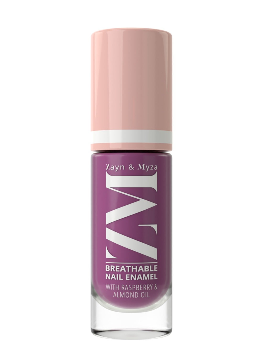 Breathable Nail Enamel With Raspberry & Almond Oil Fast Drying, 6 ml Berry Yogurt