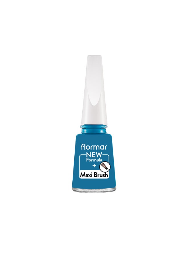 Classic Nail Enamel With New Improved Formula And Thicker Brush - 450 Blue Industry 450 Blue Industry