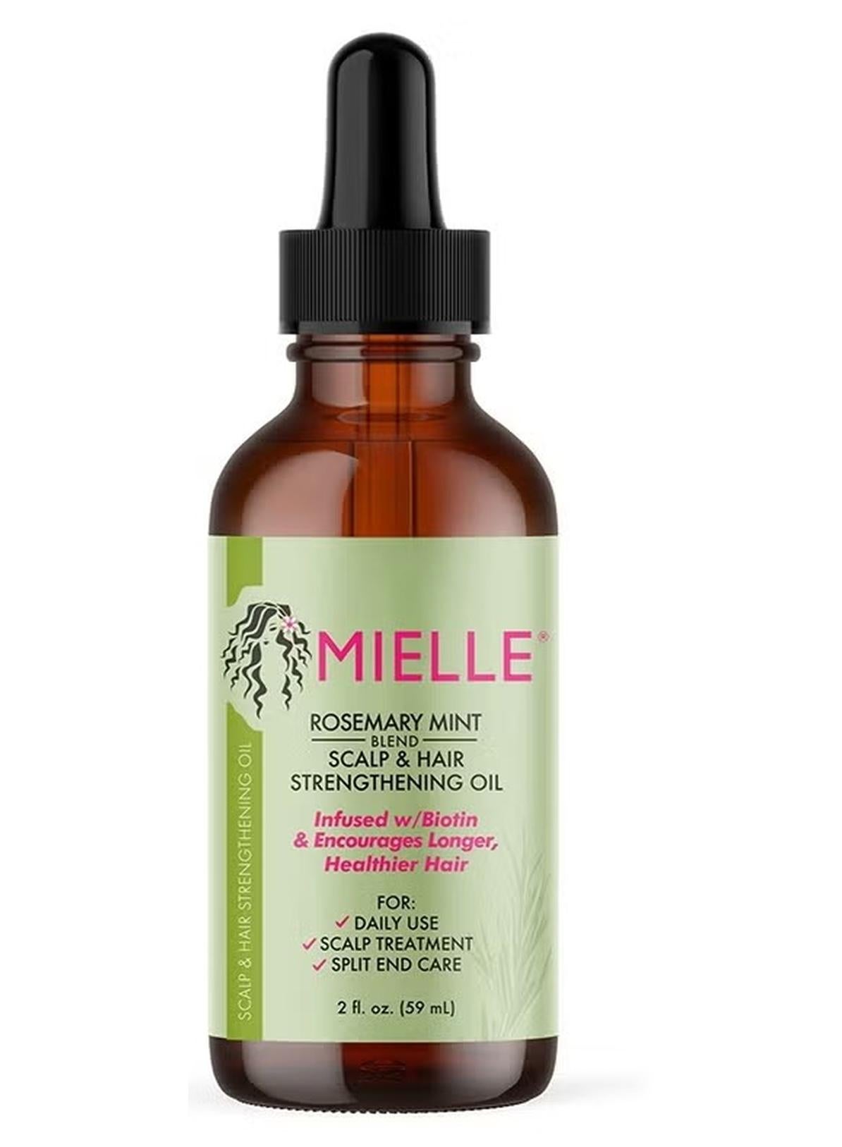 Rosemary Mint Scalp & Hair Strengthening Oil Infused W/Biotin & Encourages Growth 59ml
