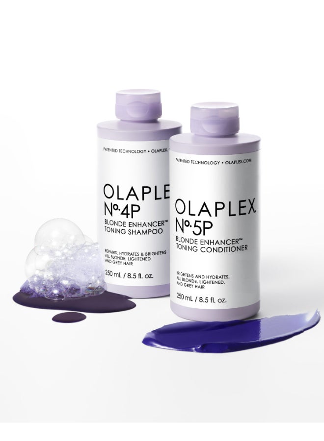 2-Pieces No.4P Blonde Enhancer Toning Shampoo Lavender And No.5P Blonde Enhancer Toning Conditioner Set Lavender 500ml - image 7