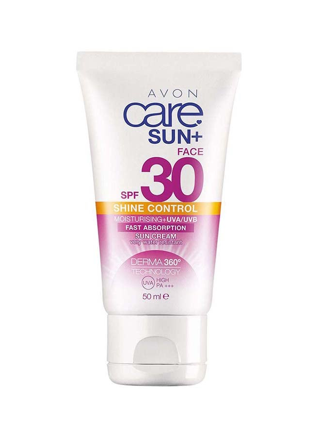 Care - Sun+ SPF 30 Shine Control Facial Sun Cream 50ml