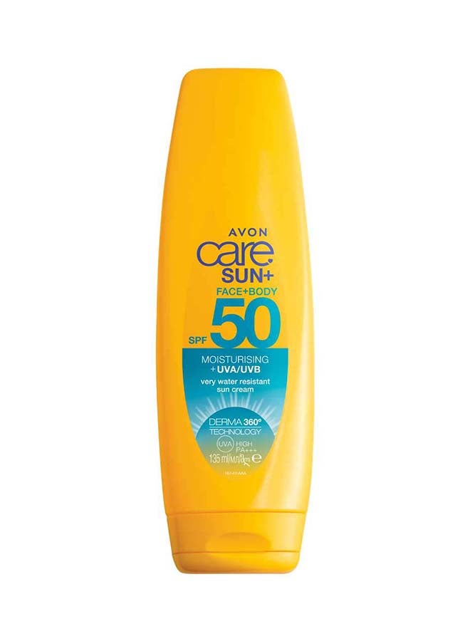 Care Sun+ Face And Body Very Water Resistant Moisturising Sun Cream SPF50 135ml
