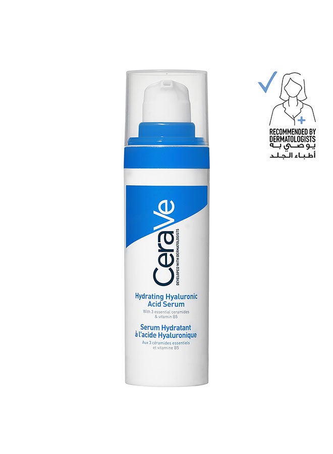 Hydrating Hyaluronic Acid Serum For Dry Skin White 30ml