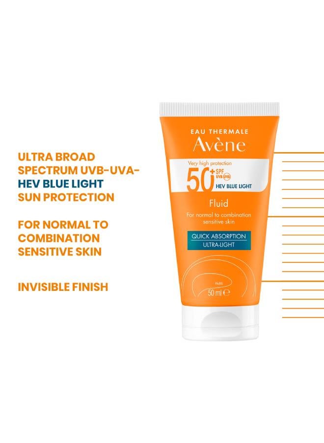 AVENE SPF 50+ Fragrance Free Fluid Suncare 50 ml 50ml - image 6