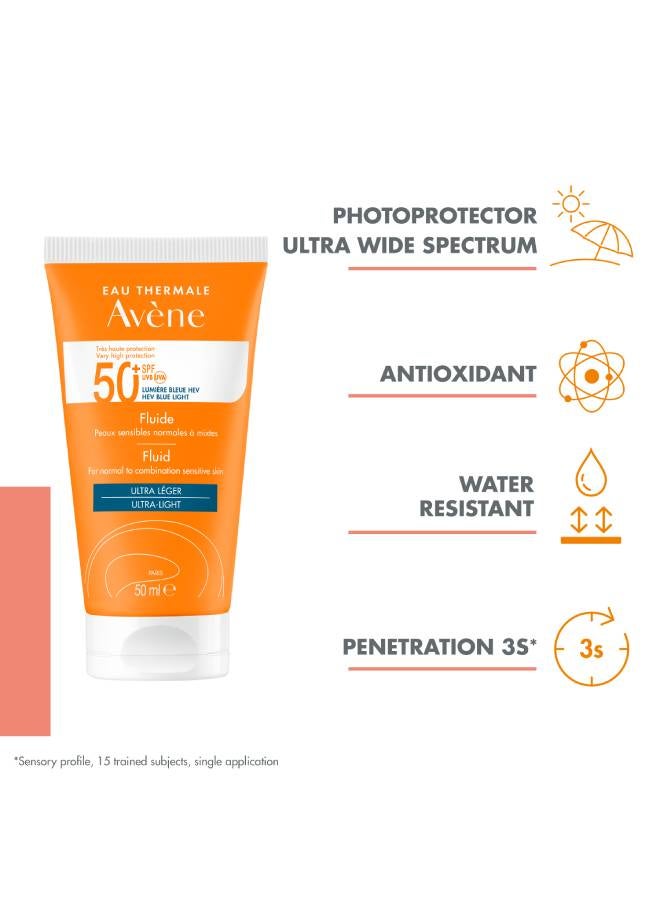 AVENE SPF 50+ Fragrance Free Fluid Suncare 50 ml 50ml - image 9