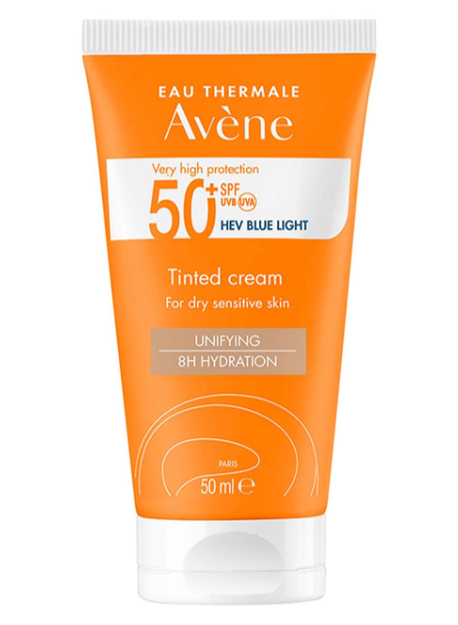 AVENE Sun Care - SPF 50+ Tinted Sunscreen - Very High Protection Against UVB/UVA - Unifying & Nourishing - With Patented TriAsorB™ - Water Resistant - Dry, Sensitive Skin - 50 ml Beige 50ml