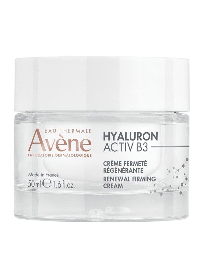 AVENE Hyaluron Activ B3 Renewal Cream - Anti Ageing Serum in Cream Form - With Niacinamide & Hyaluronic Acid - Visibly Reduces Wrinkles, Firms & Smooths - Sensitive Skin - 50 ml 50ml
