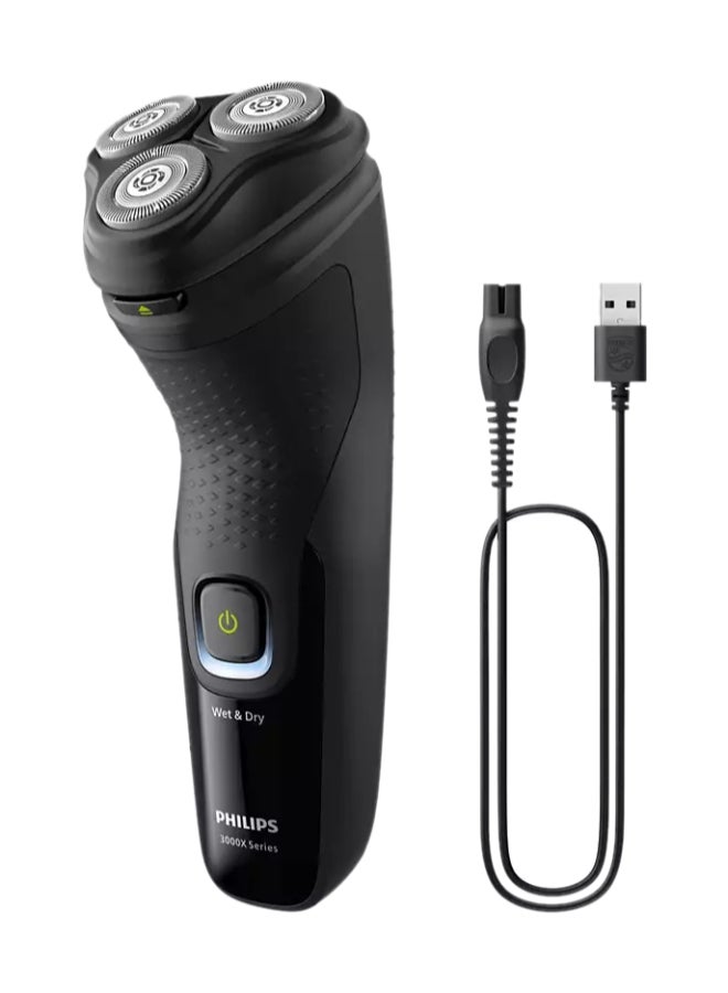 Wet And Dry Electric Shaver 3000X Series X3021/00 Black - image 4