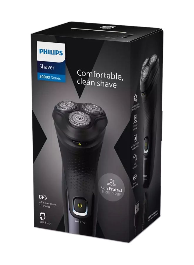 Wet And Dry Electric Shaver 3000X Series X3021/00 Black - image 9