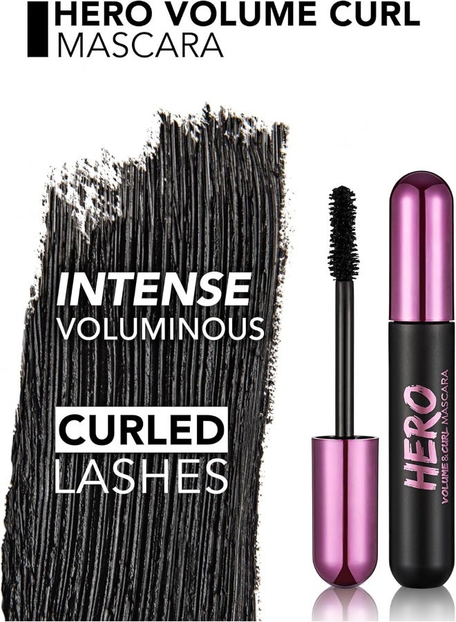 Hero Volume & Curl Mascara – Bold Volume + Curl Lift, Clump-Free Definition, Smudge-Resistant Long-Wear 000-ERO VOLUME&CURL MAS - image 3